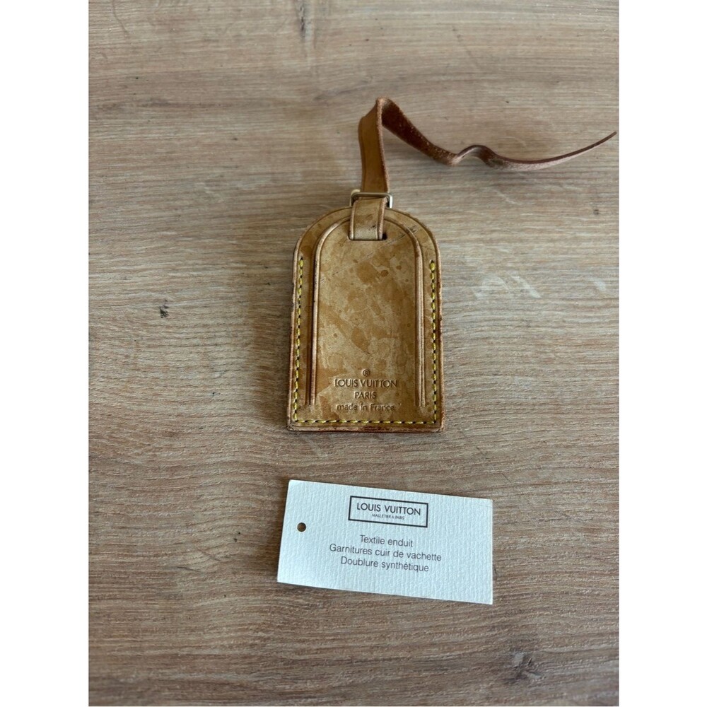 Authentic Louis Vuitton id tag